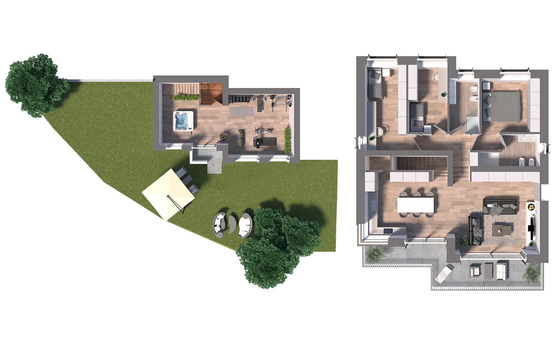 Duplex con giardino A1 preview